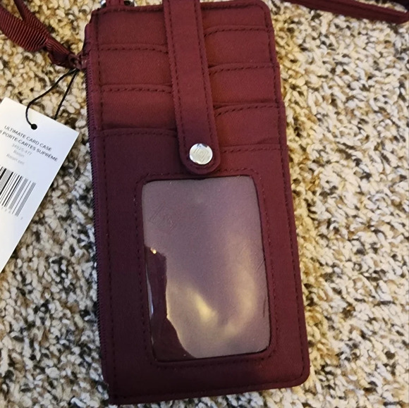 Vera Bradley RFID Turnlock Wallet & Ultimate Card Case in Performance Twill - Picture 13 of 16